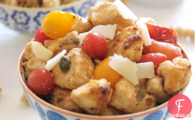 Pollo Con Alcaparras Y Tomates