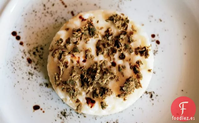 Risotto con Alcaparras y Espresso