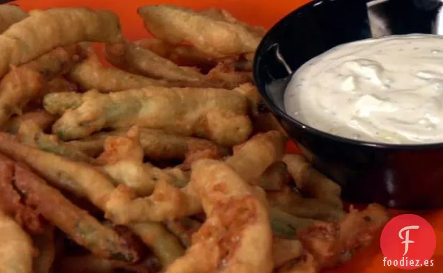 Judías Verdes Fritas y Rancho de Wasabi