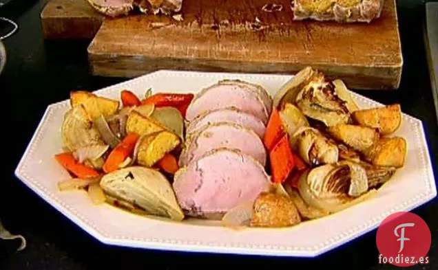 Lomo de Cerdo Asado con Hinojo