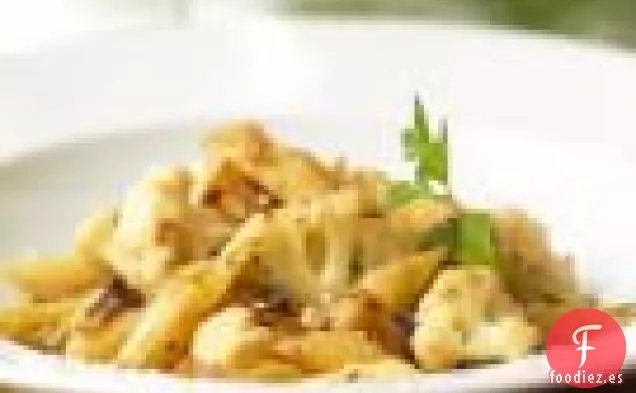 Penne Con Coliflor Y Alcaparras