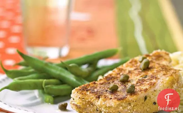 Carne de Cerdo con Salsa de Alcaparras de Limón