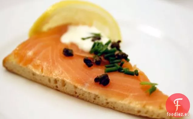 Brunch de Año Nuevo: Fougasse Con Salmón Ahumado Escocés, Frito