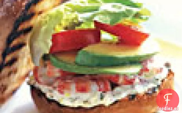 Sándwiches de Camarones con Mayonesa de Alcaparras y Estragón