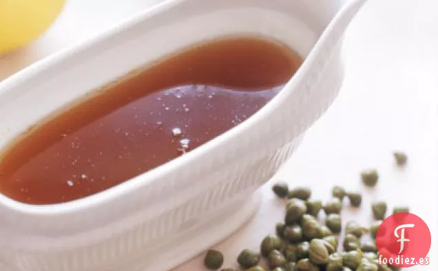 Mantequilla Marrón y Salsa de Limón