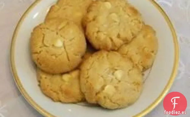 Galletas de Macadamia de Coco y Chocolate Blanco