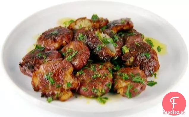 Patatas Fritas Trituradas con Limones