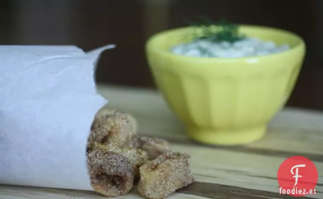 Calamares Fritos Con Salsa Tártara De Eneldo