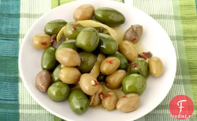 Aceitunas Marinadas con Cítricos