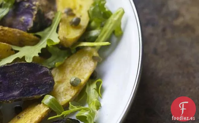 Ensalada de Patatas Alevines Asadas Calientes