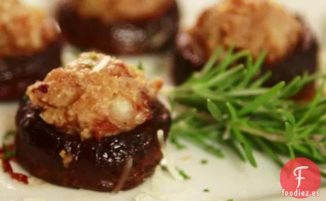 Champiñones Rellenos de Tocino