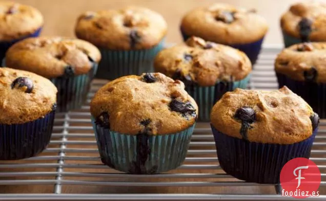 Magdalenas de Arándanos Sin Gluten