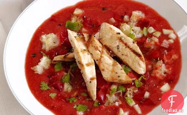 Gazpacho Con Pollo Con Lima