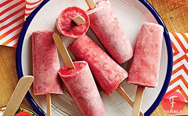 Paletas de Frutas Congeladas Cremosas