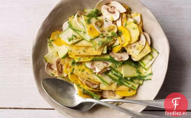 Ensalada de Verduras de Verano Afeitada