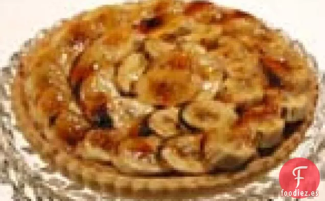 Pastel de Crema de Plátano con Caramelo