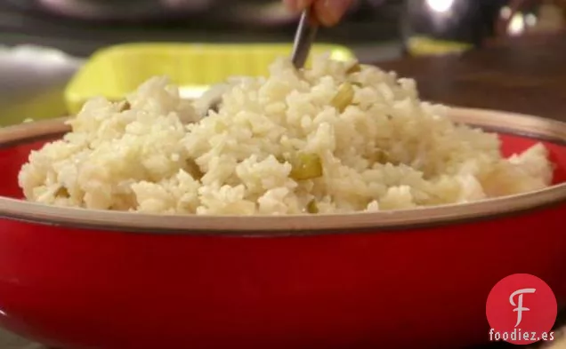 Arroz con Pimiento Verde y Jalapeño