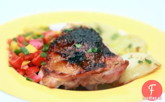 Pechugas de Pollo Asadas con Naranja, Cardamomo y Cúrcuma