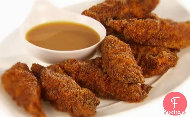 Trozos de Pollo Picantes con Miel y Mostaza