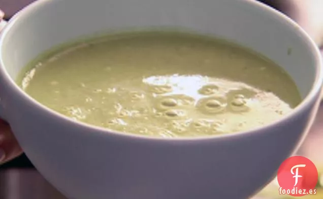 Sopa de Guisantes y Pesto