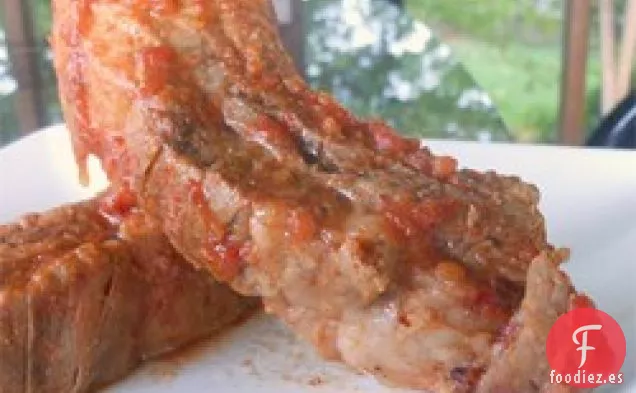Costillas a la Parrilla de Cocción Lenta