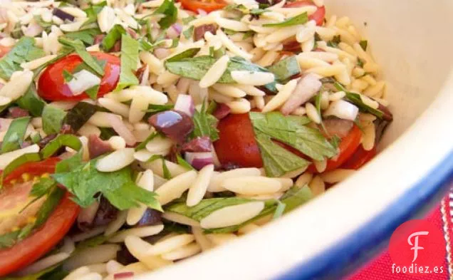 Ensalada Mediterránea de Orzo