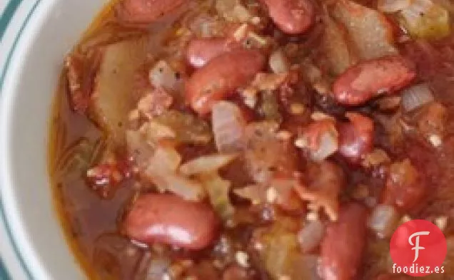 Sopa de Manzana, Tocino y Tomate