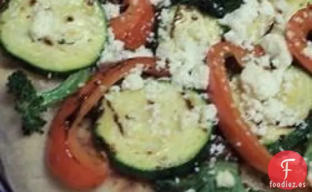 Pizzas Vegetarianas Individuales a La Parrilla