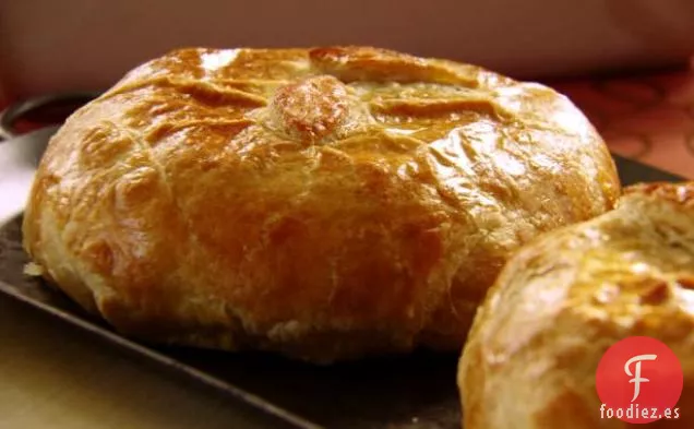 Brie y Hojaldre de Cebolla