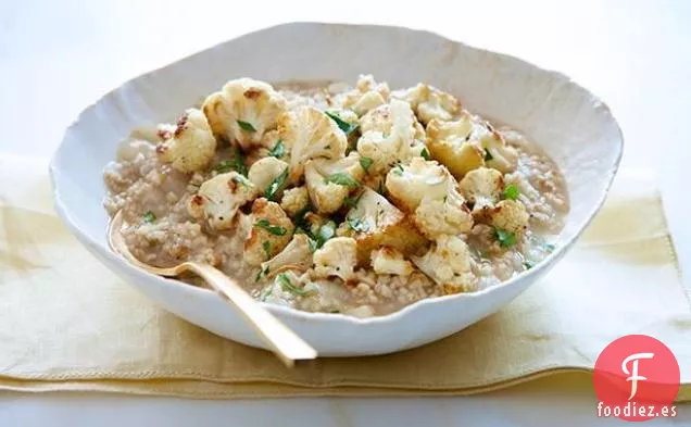 Risotto de Avena con Coliflor Asada