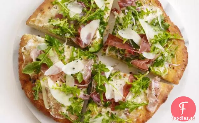 Pizza de Jamón y Rúcula