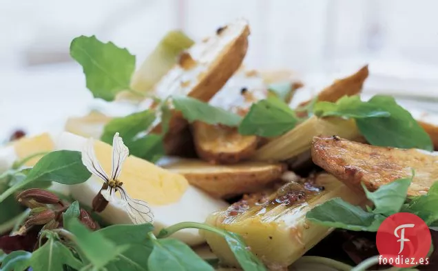 Ensalada de Puerro Asado y Patata
