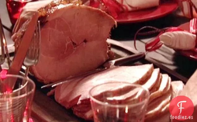 Jamón Glaseado de Jengibre