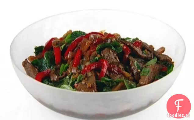 Carne de Res con Menta Picante