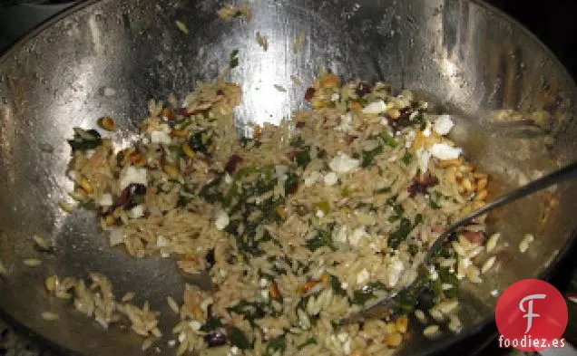 Ensalada De Espinacas Y Orzo