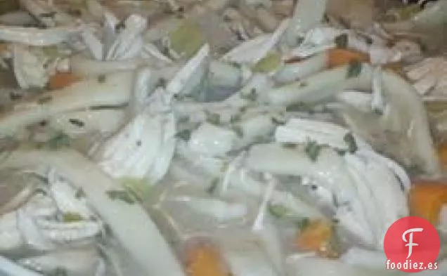 Pollo y Fideos a la antigua