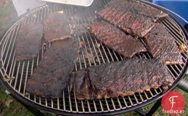 Costillas de Chipotle y Melaza frotadas con Especias