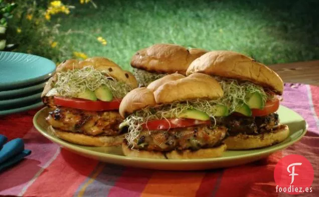 Hamburguesa de Cornucopia de Pavo de Tassa con Alioli de Pimentón