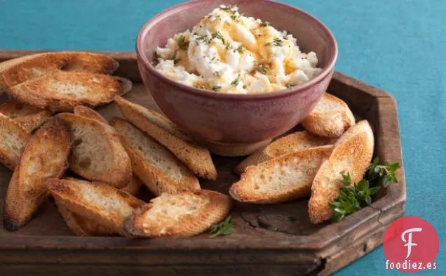 Crema de Ricotta de Tomillo y Miel