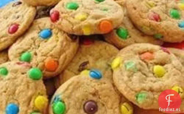 Trozos de Chocolate Con Leche Recubiertos de Caramelo Galletas de Fiesta