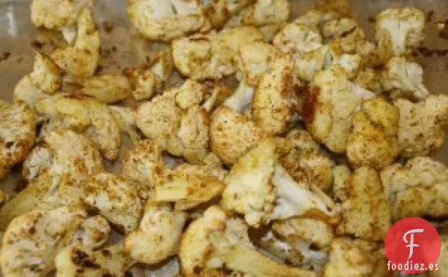 Coliflor al Curry Asada al Horno Simple