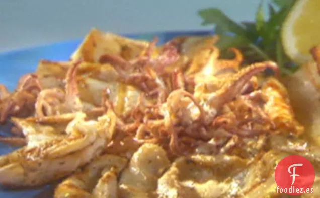 Calamares a La Parrilla con Orégano y Limón