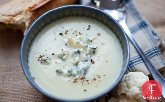 Sopa De Coliflor Y Queso Azul