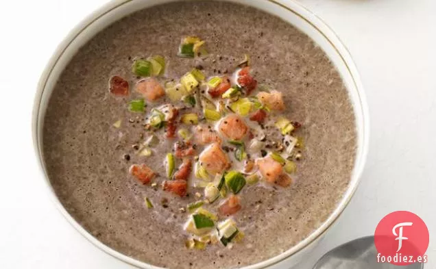 Sopa Cremosa de Portobello