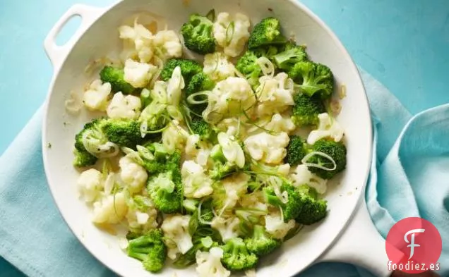 Brócoli y Coliflor con Aroma a Naranja