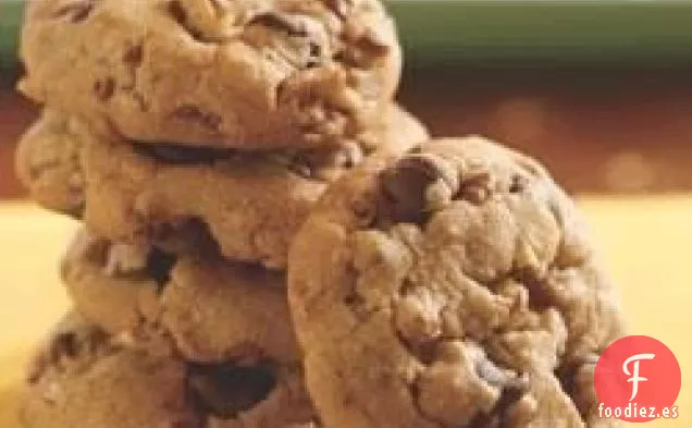 Galletas Crujientes con Chispas de Chocolate y Caramelo de Mantequilla