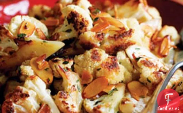Coliflor Con Miel Y Almendras Tostadas