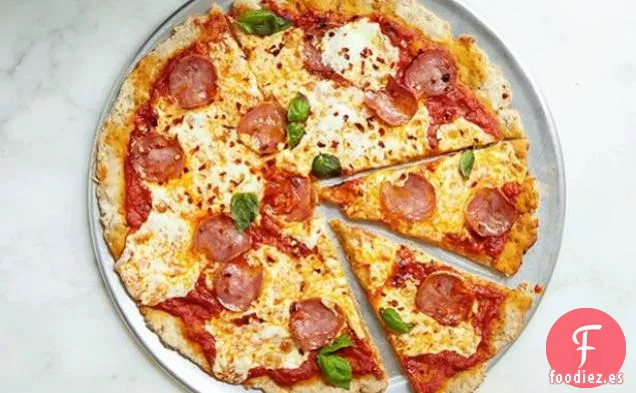 Salami Integral y Pizza de Mozzarella
