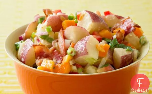 Ensalada De Patata Roja Con Tocino