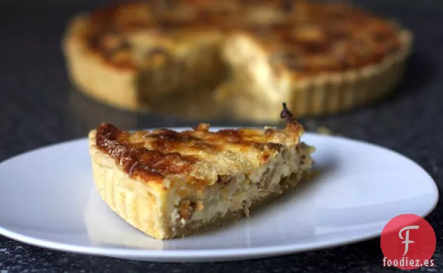 Tarta De Coliflor Y Cebolla Caramelizada